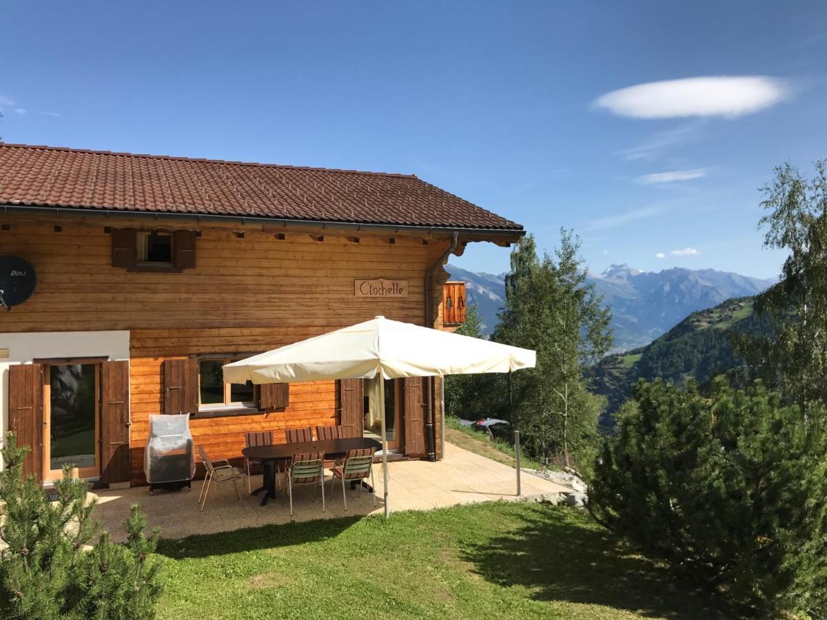 Chalet Clochette 4 Valles-Verbier La Tzoumaz Exterior foto